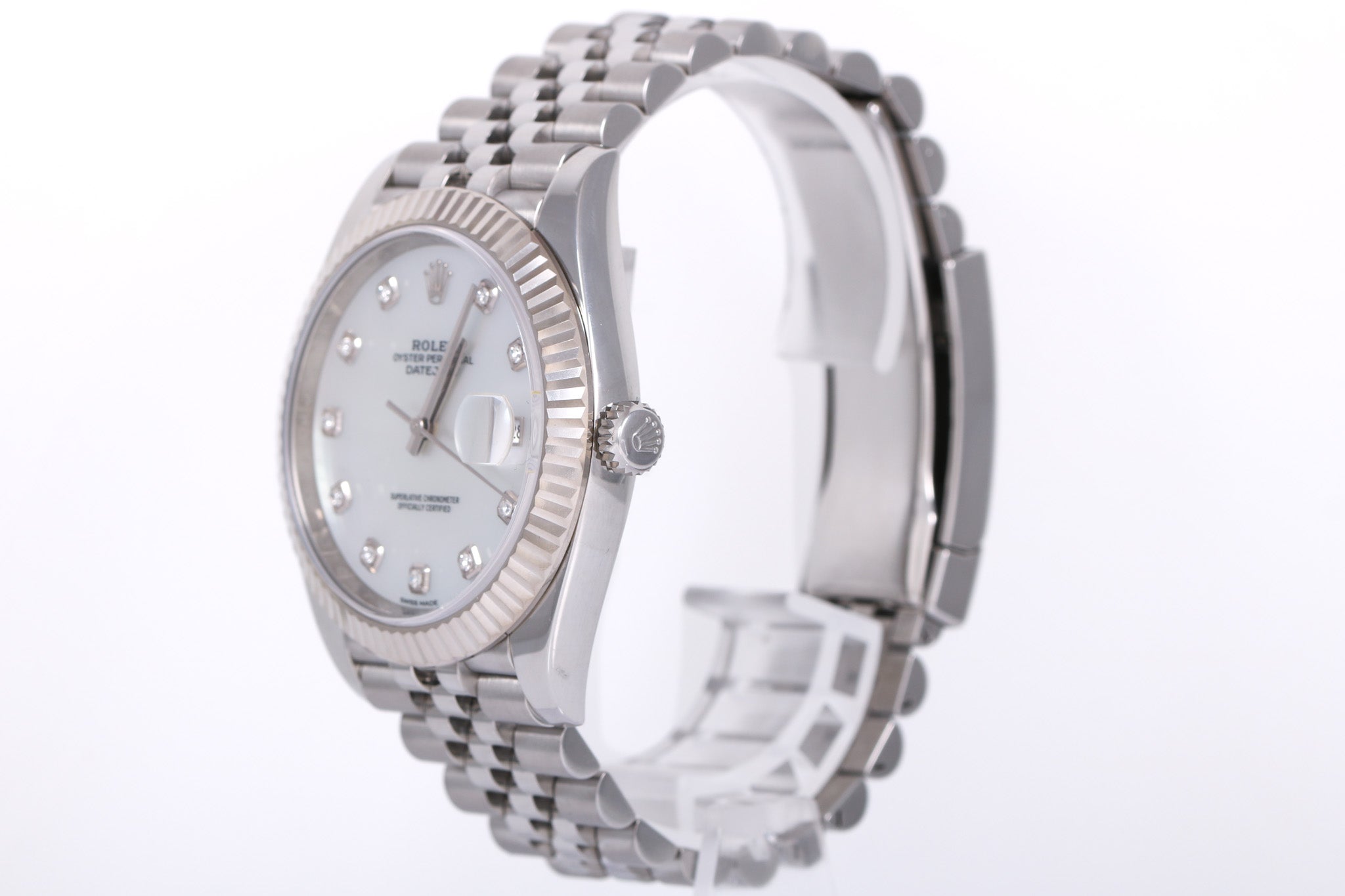 2017 Rolex Datejust 36mm - 126334NG (White MOP)