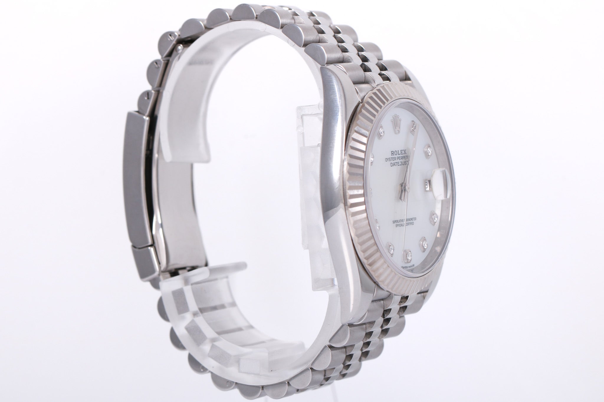 2017 Rolex Datejust 36mm - 126334NG (White MOP)