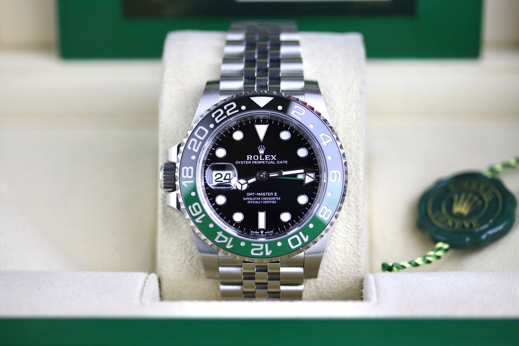 2023 ROLEX 126720VTNR GMT-MASTER II "Sprite" Jubilee with Box & Papers