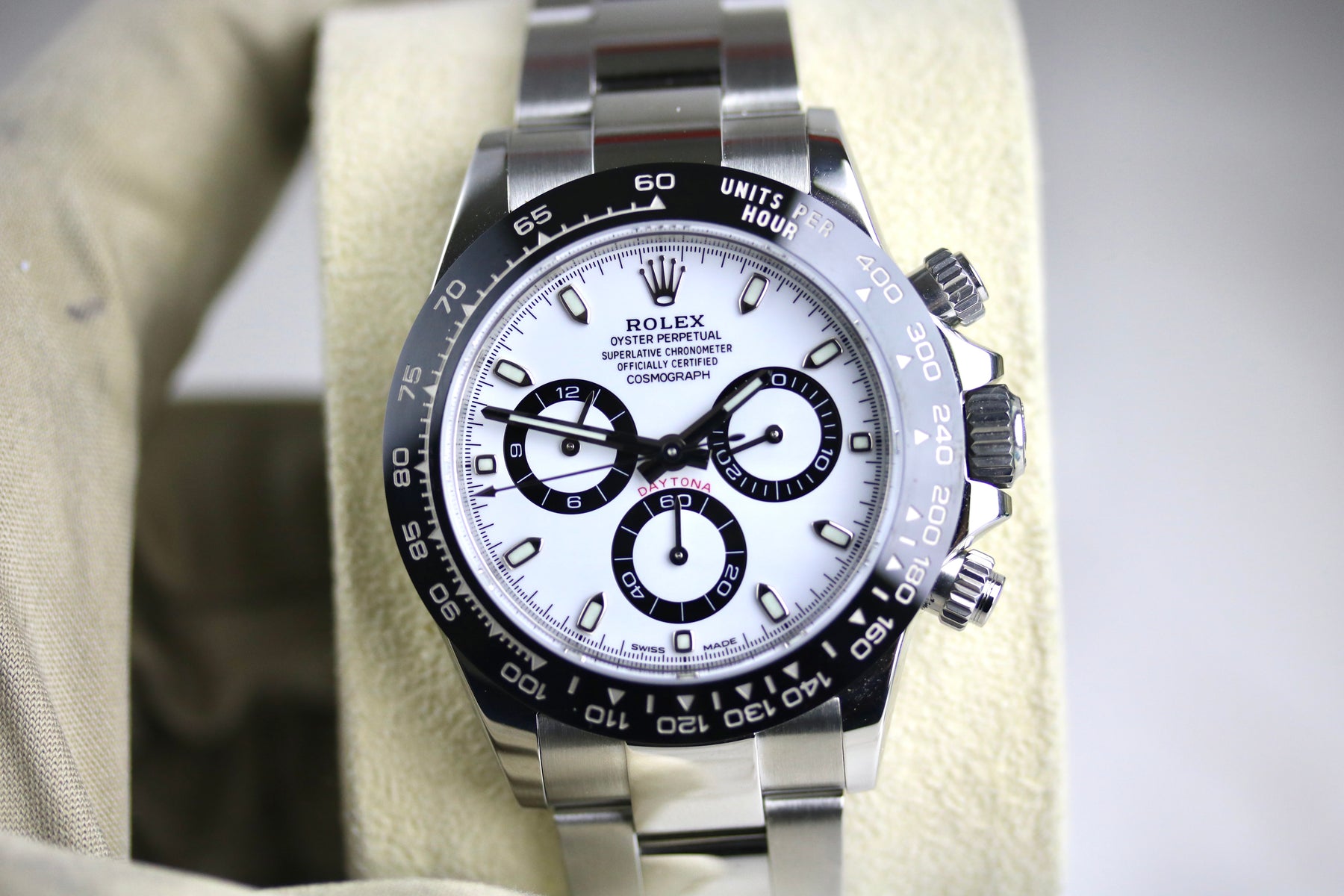 2021 ROLEX 116500LN Daytona White Dial Panda with Box & Papers