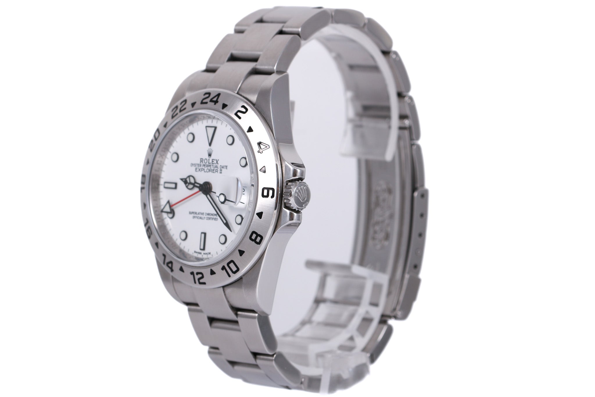 3186 Caliber 2010 Rolex Explorer II Polar - 16570 (Inner Bezel Engraved)