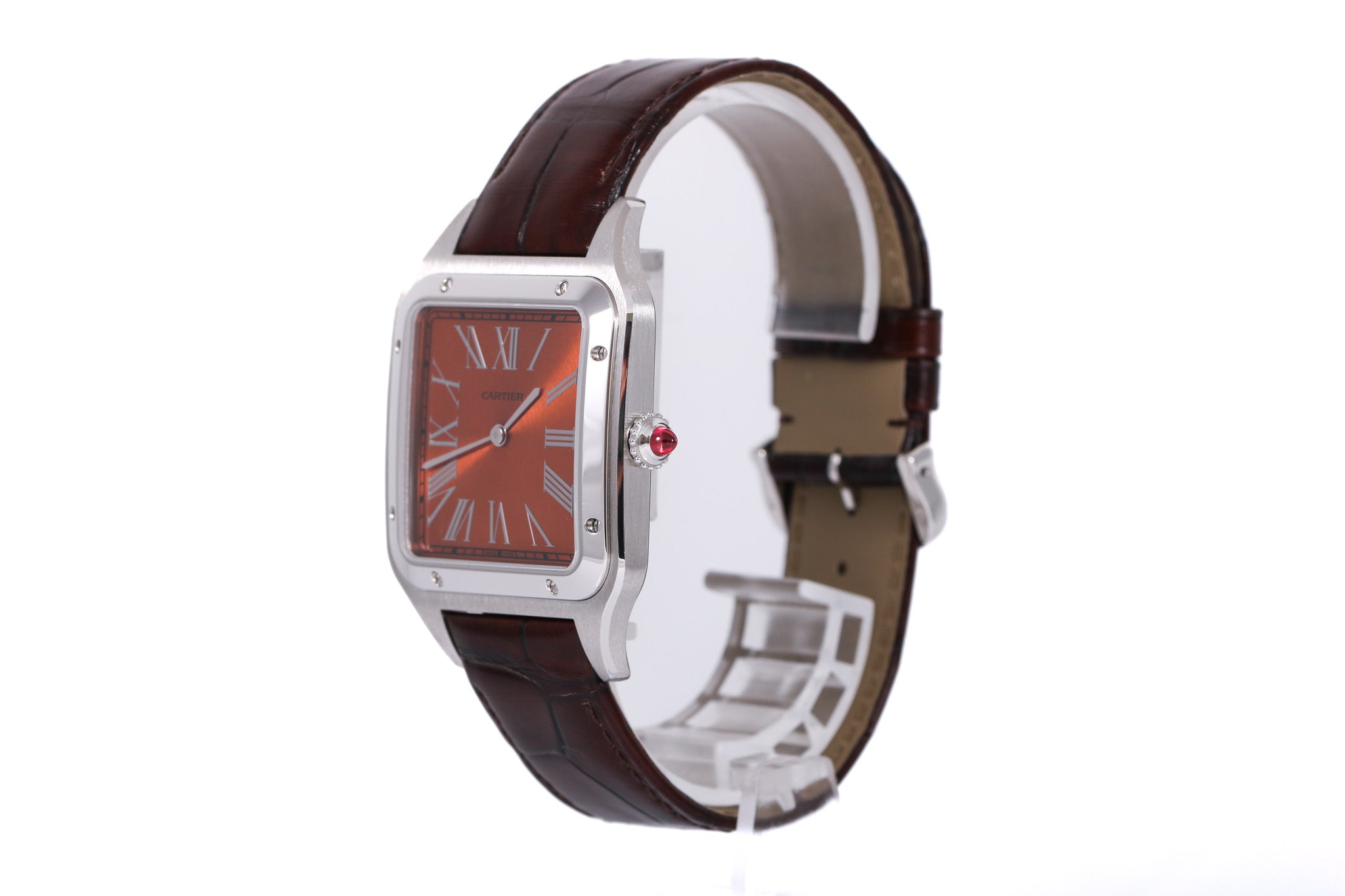 2025 Cartier Santos Dumont Platinum 34mm - WGSA0113 (200pcs Limited)