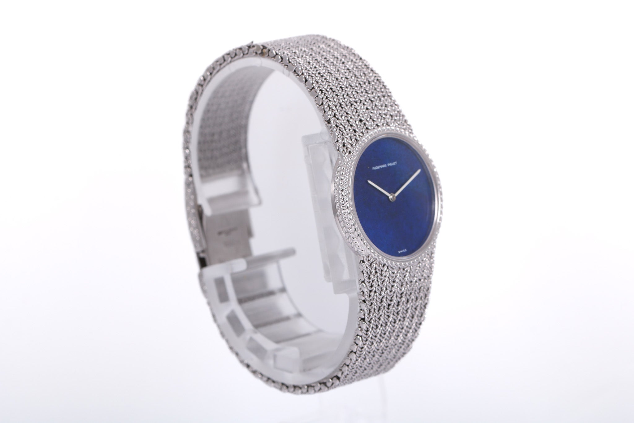1970s Audemars Piguet 18K White Gold 26mm Lapis Lazuli Dial