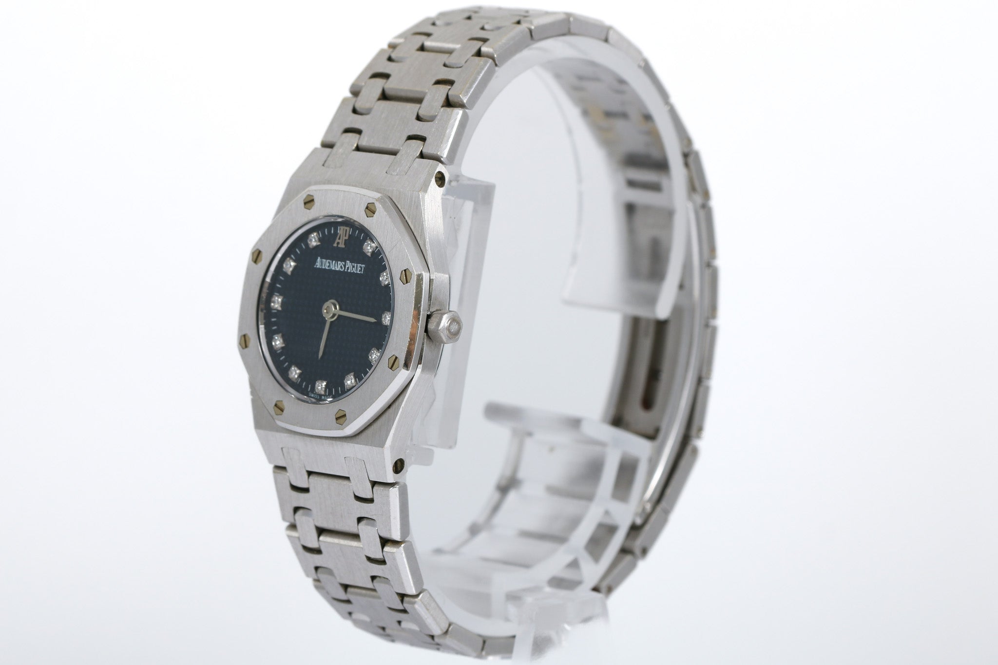 1999 Audemars Piguet Royal Oak 26mm 18K White Gold - 66339BC (Blue)