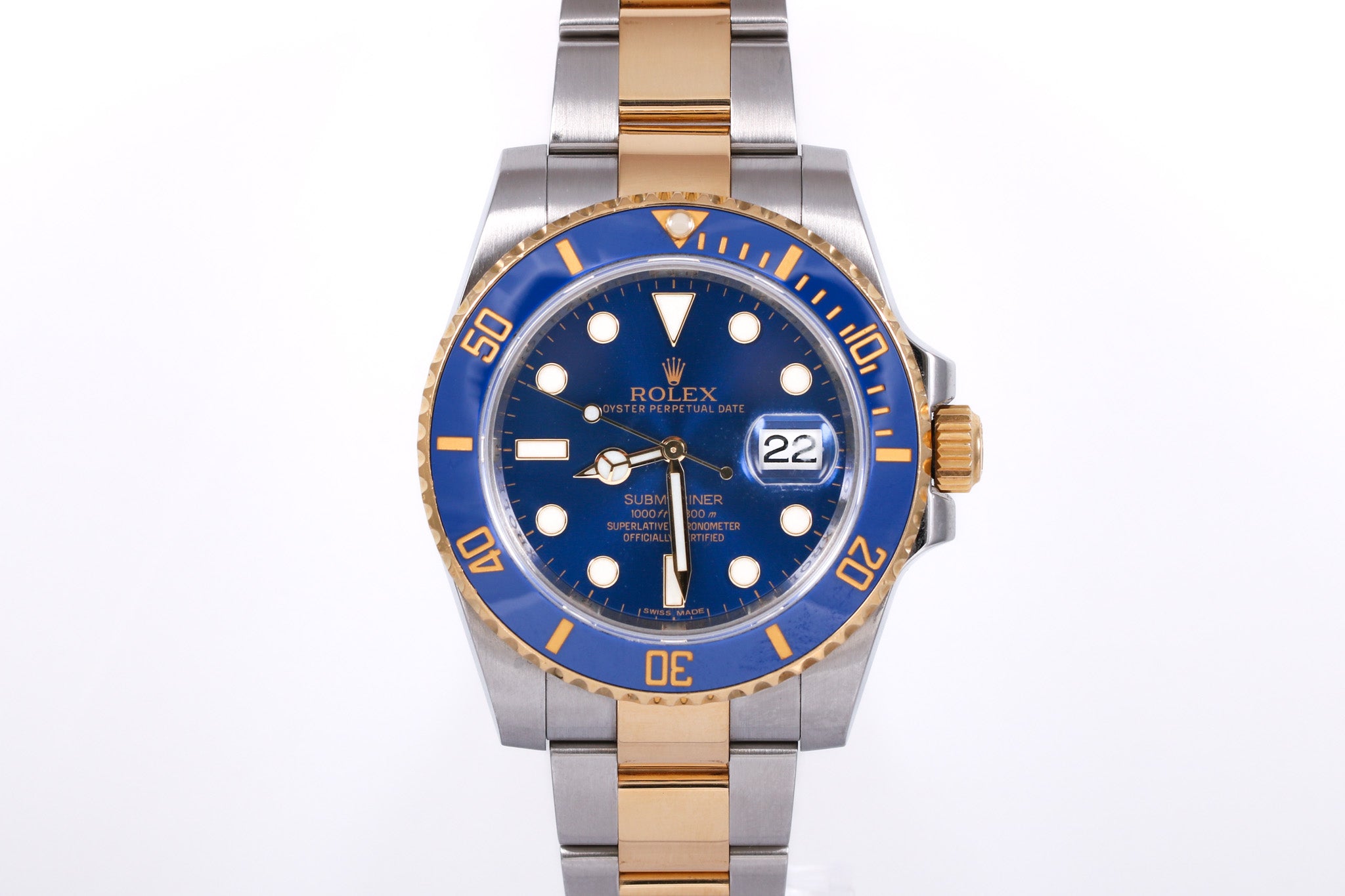 2015 Rolex Submariner 40mm - 116613LB (Bluesy)