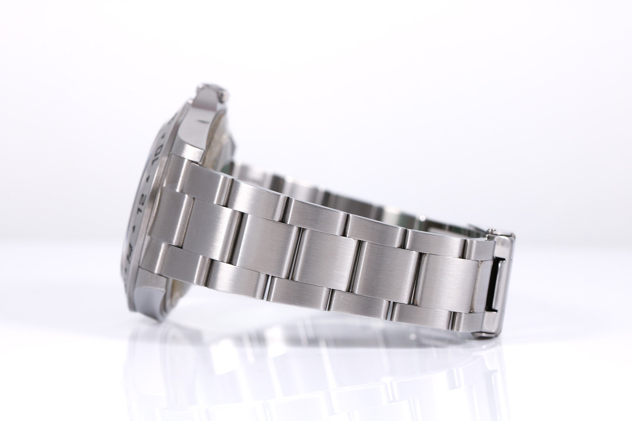 2004 Rolex Explorer II No Holes Case - 16570 (Black)