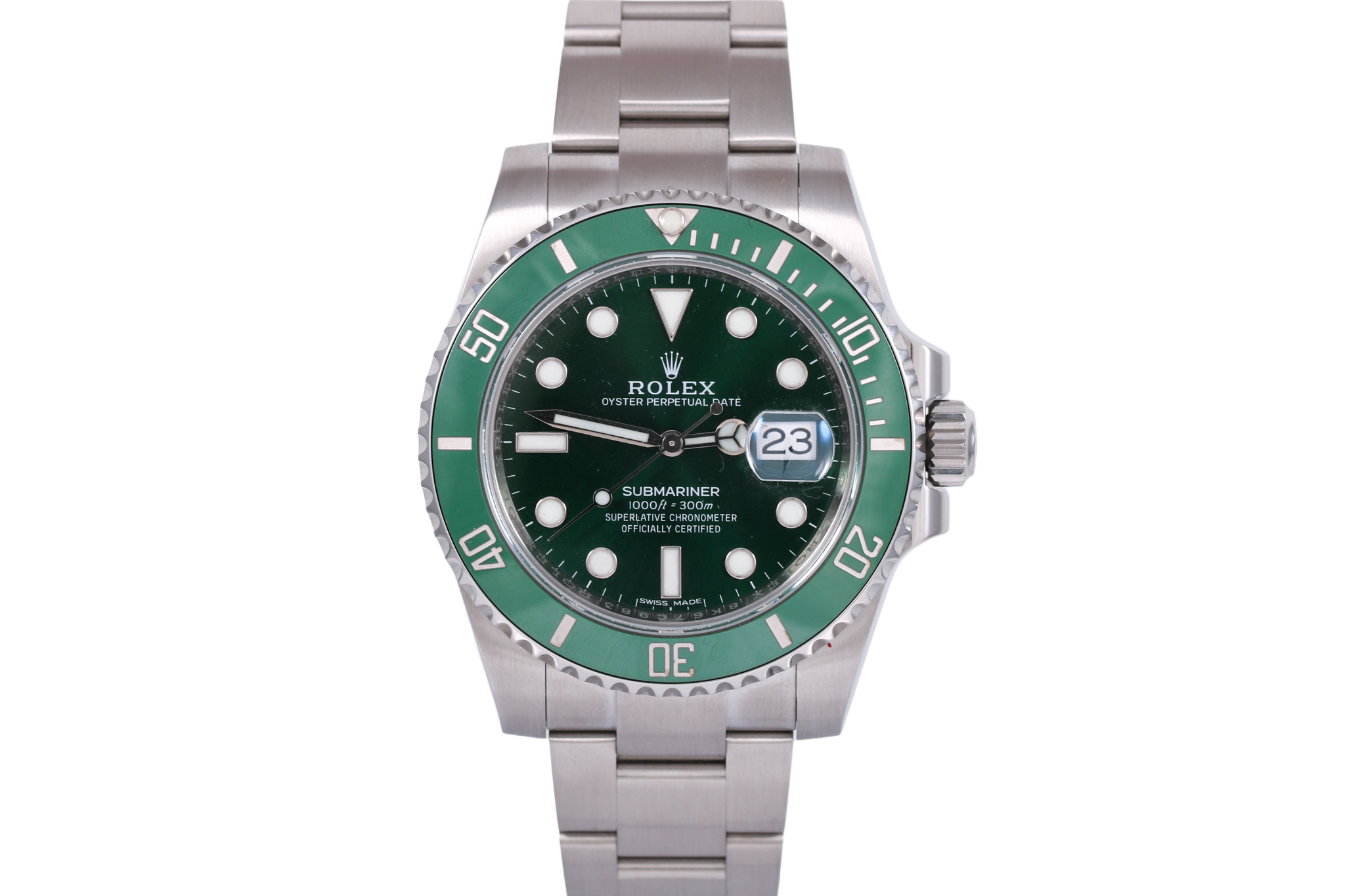 2016 Rolex Submariner Date - 116610LV (Hulk)
