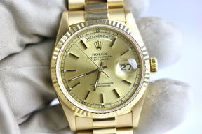 MINT 1996 ROLEX 18238 Daydate 36mm with Papers