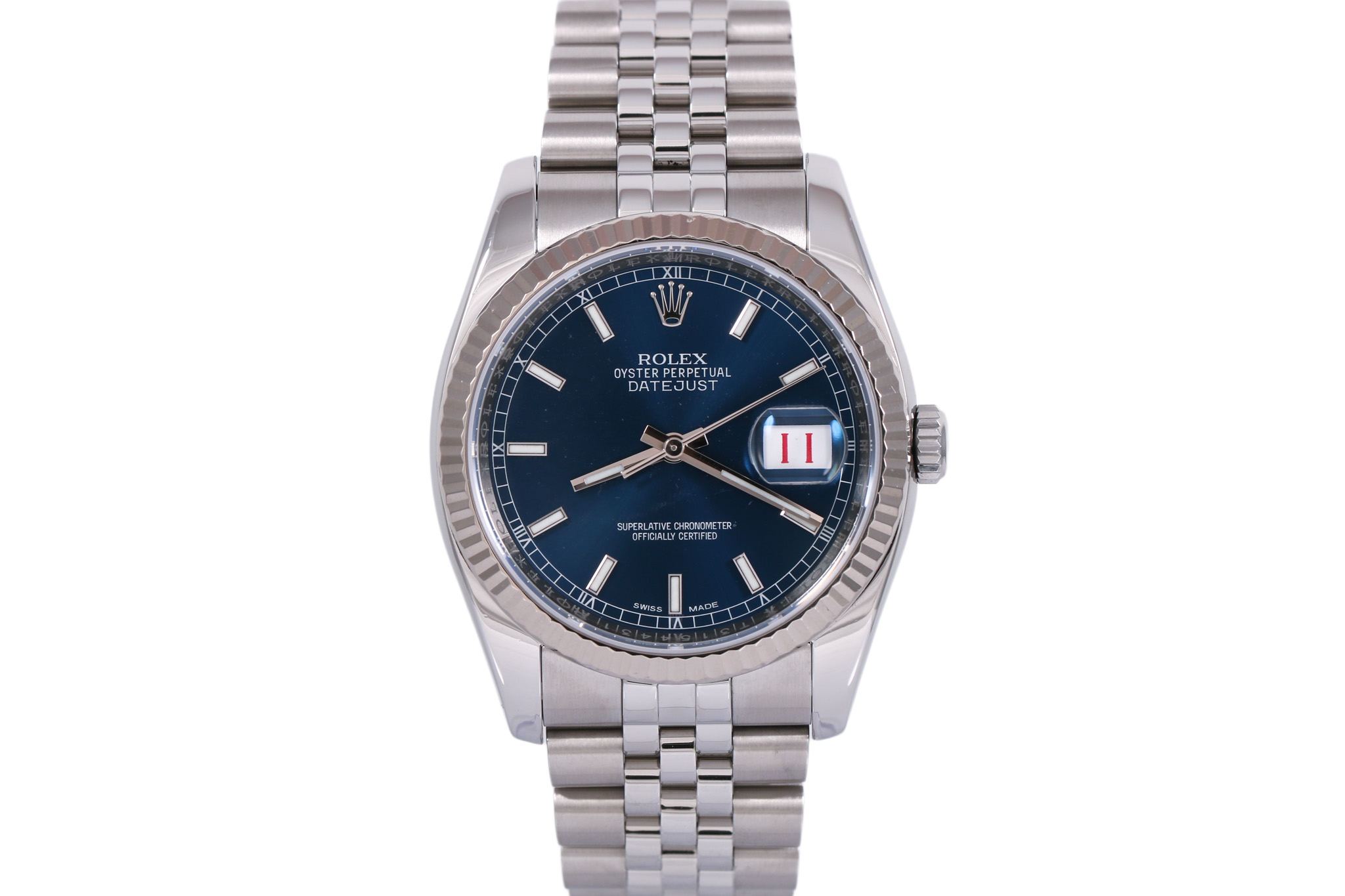 2010 Rolex Datejust 36mm - 116234 (Blue)