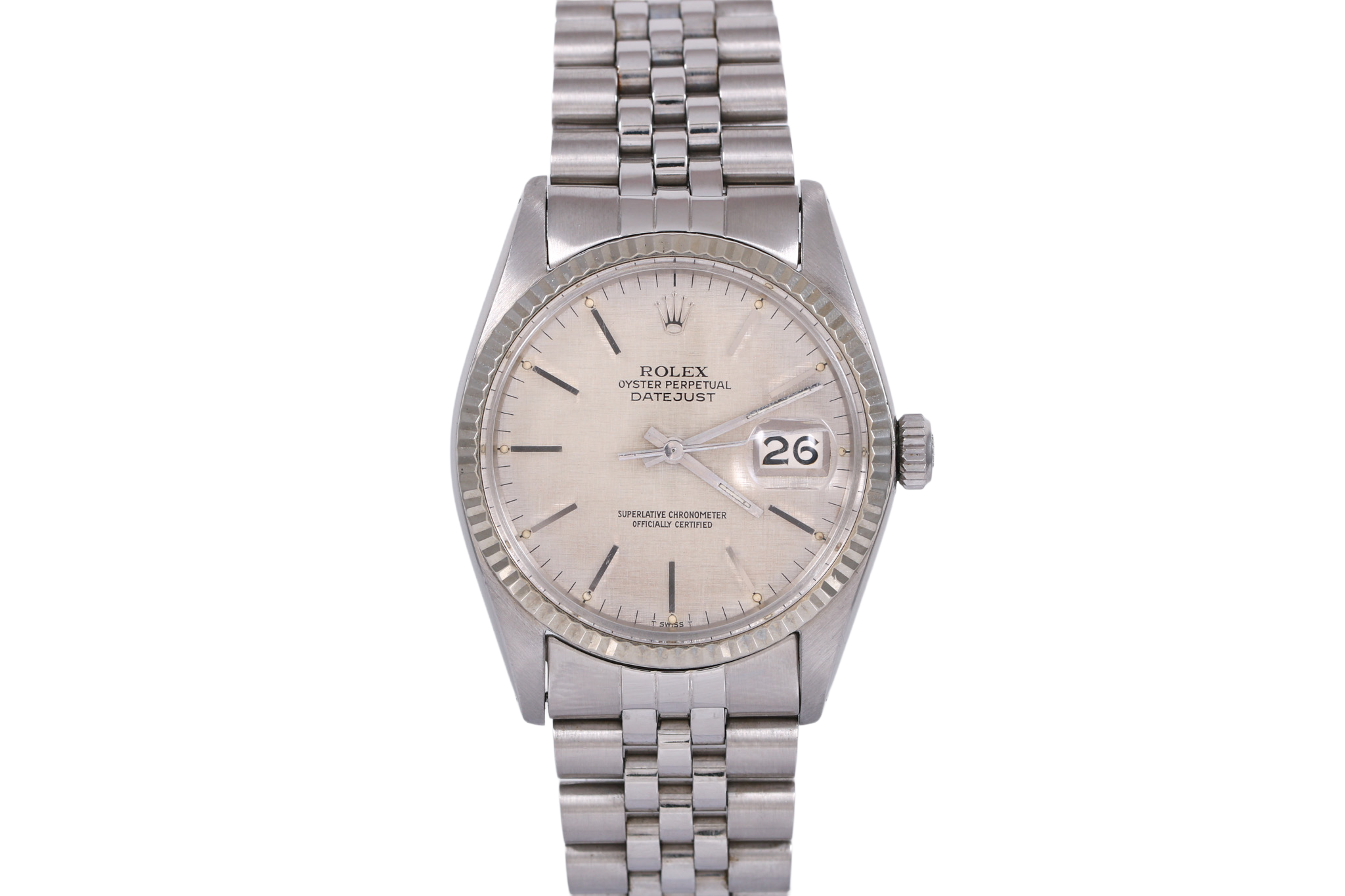 1978 Rolex Datejust 36mm - 16014 (Silver Linen)