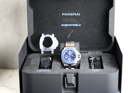 2021 Panerai PAM01068 Submersible BLU NOTTE with Box & Papers