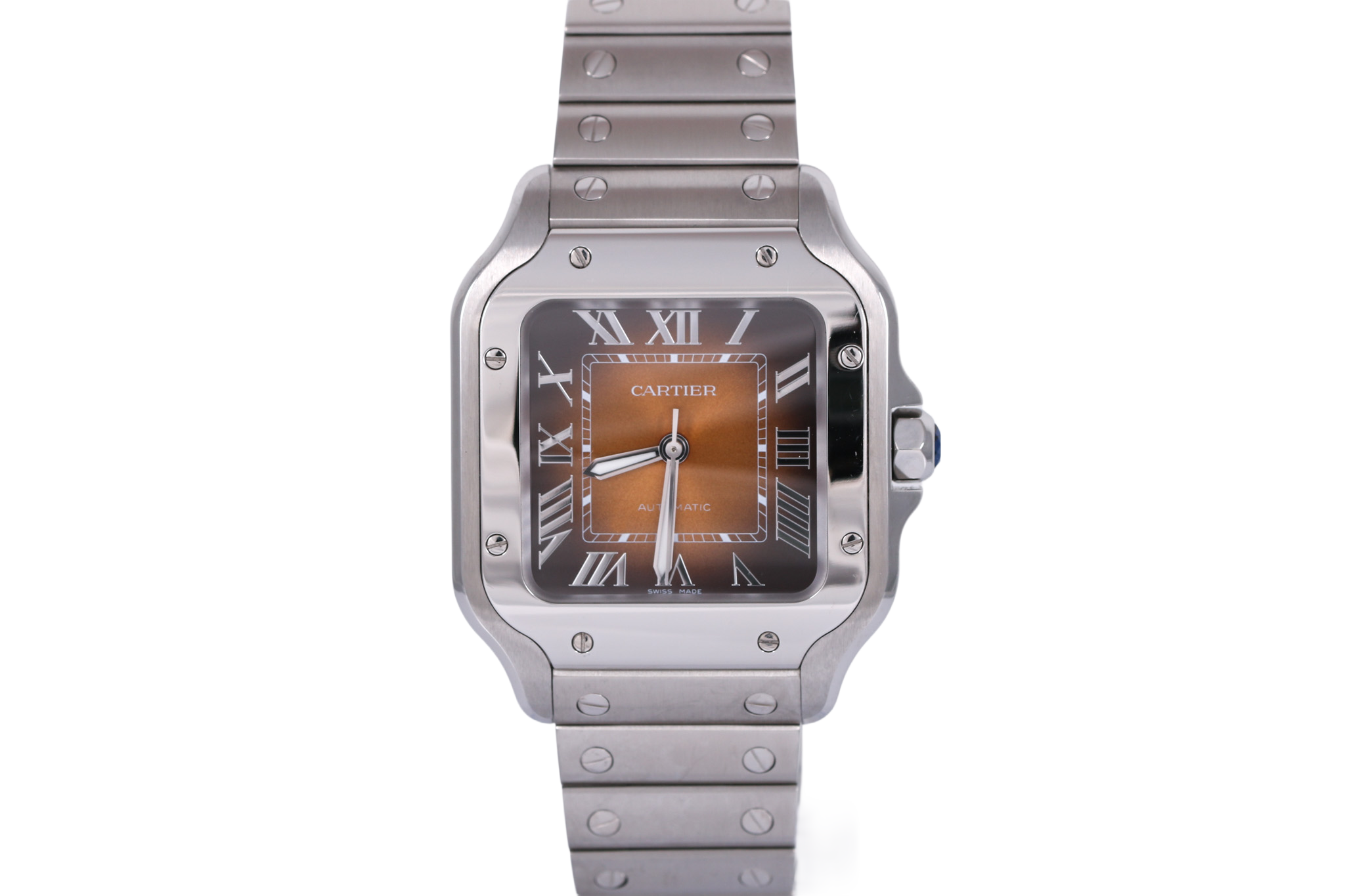 2024 Cartier Santos Medium - WSSA0065 (Gradient Brown)