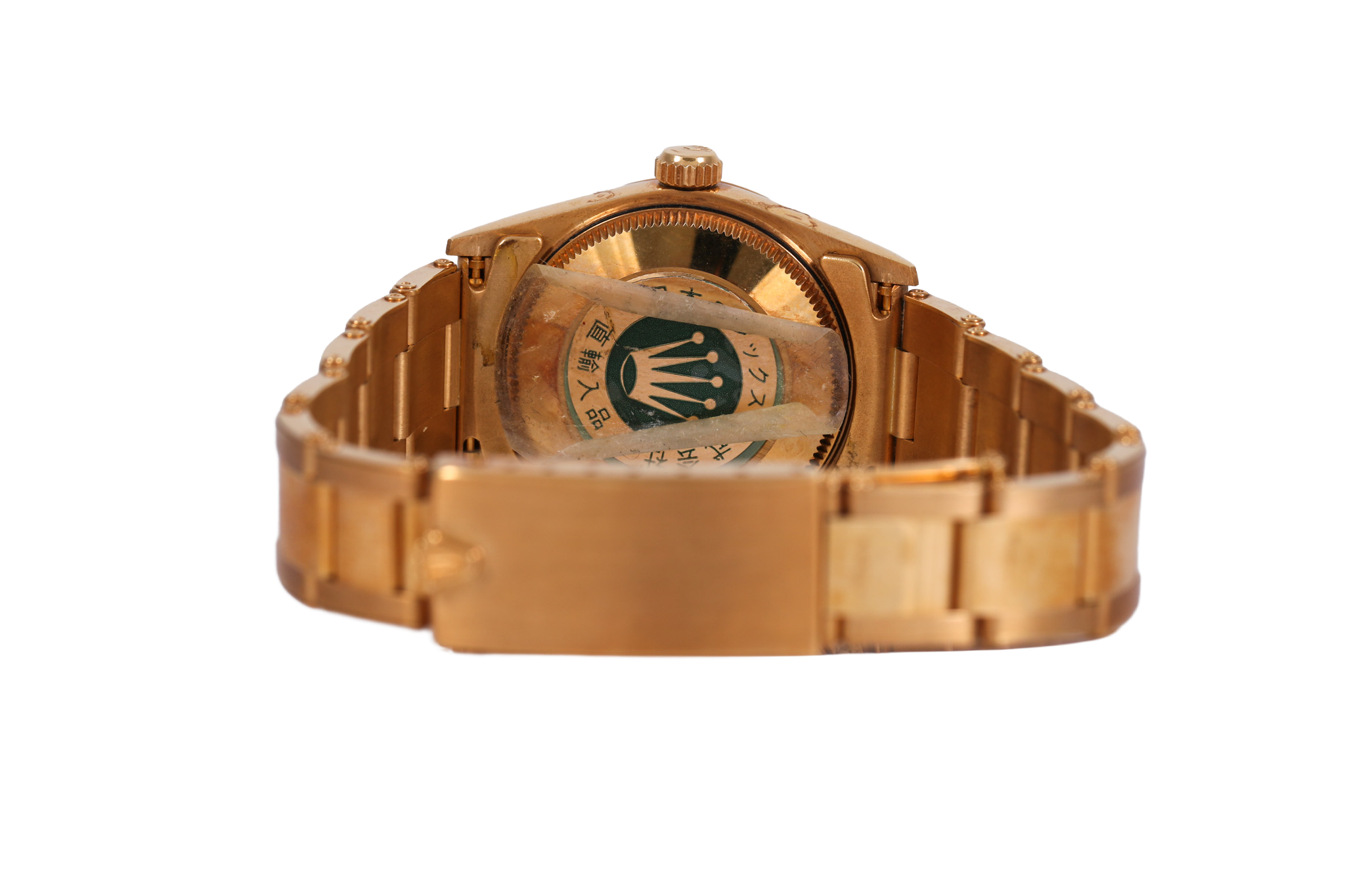 UNPOLISHED 1994 Rolex Oyster Perpetual 31mm 18K Yellow Gold - 67488 (Blue)