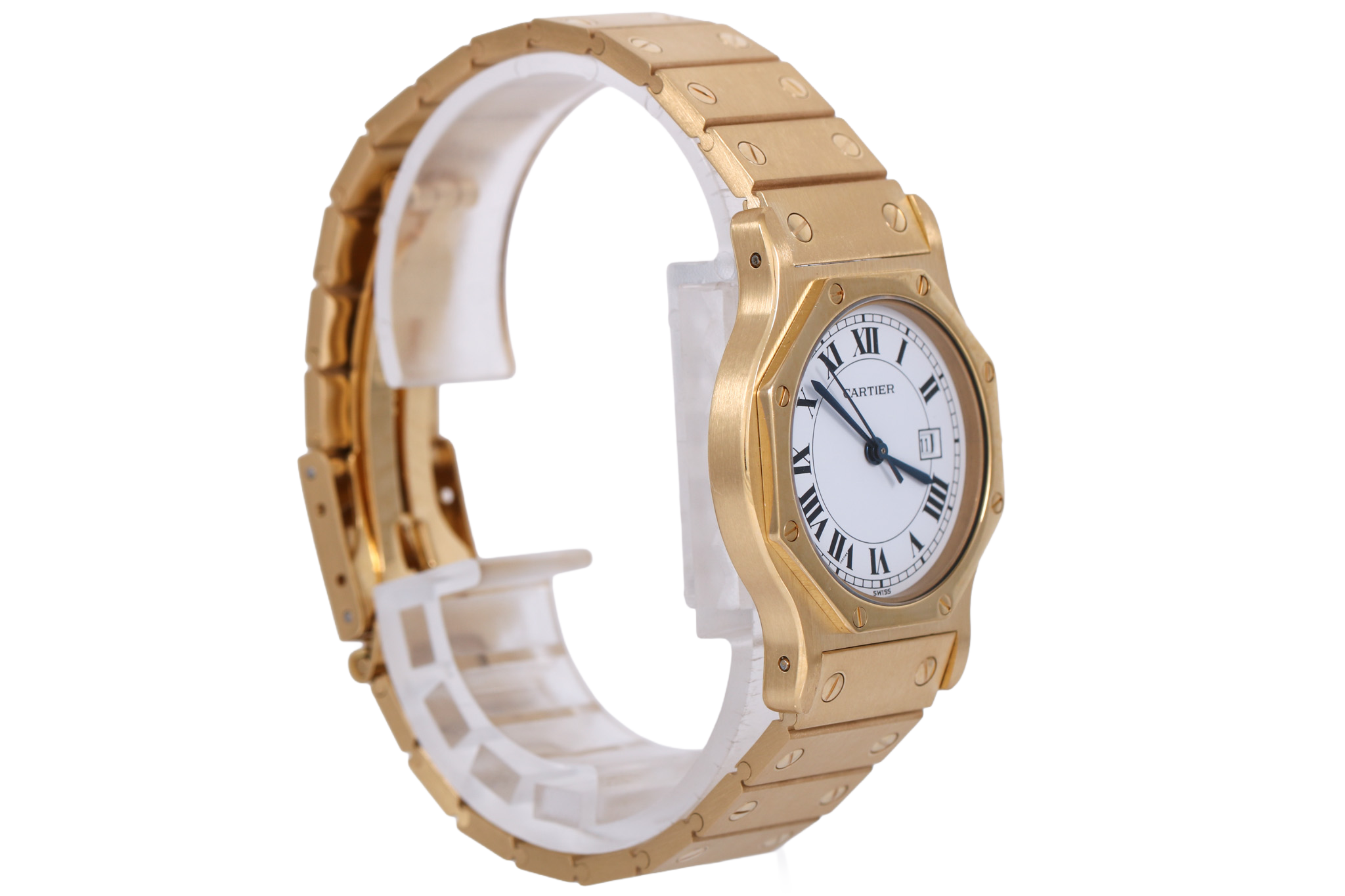 Cartier Santos Octagonal 30mm 18K Yellow Gold - 2965