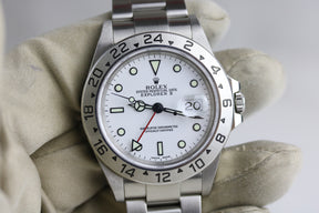 2000 ROLEX 16570 Explorer II Polar SEL with Papers