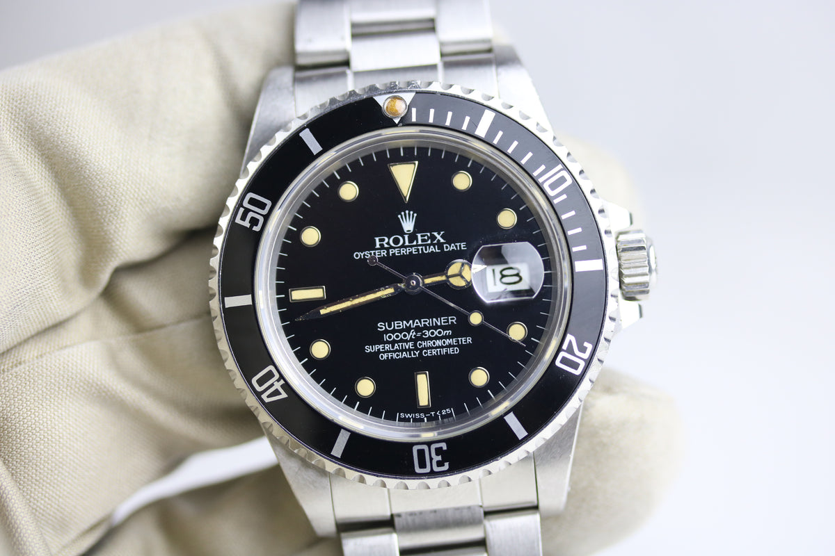 1984 ROLEX 16800 Submariner Vivid Patina
