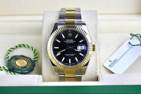 2016 ROLEX 126333 Datejust 41mm Black Dial with Box & Papers