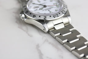 1997 ROLEX 16570 Explorer II Polar Holes Case with Papers