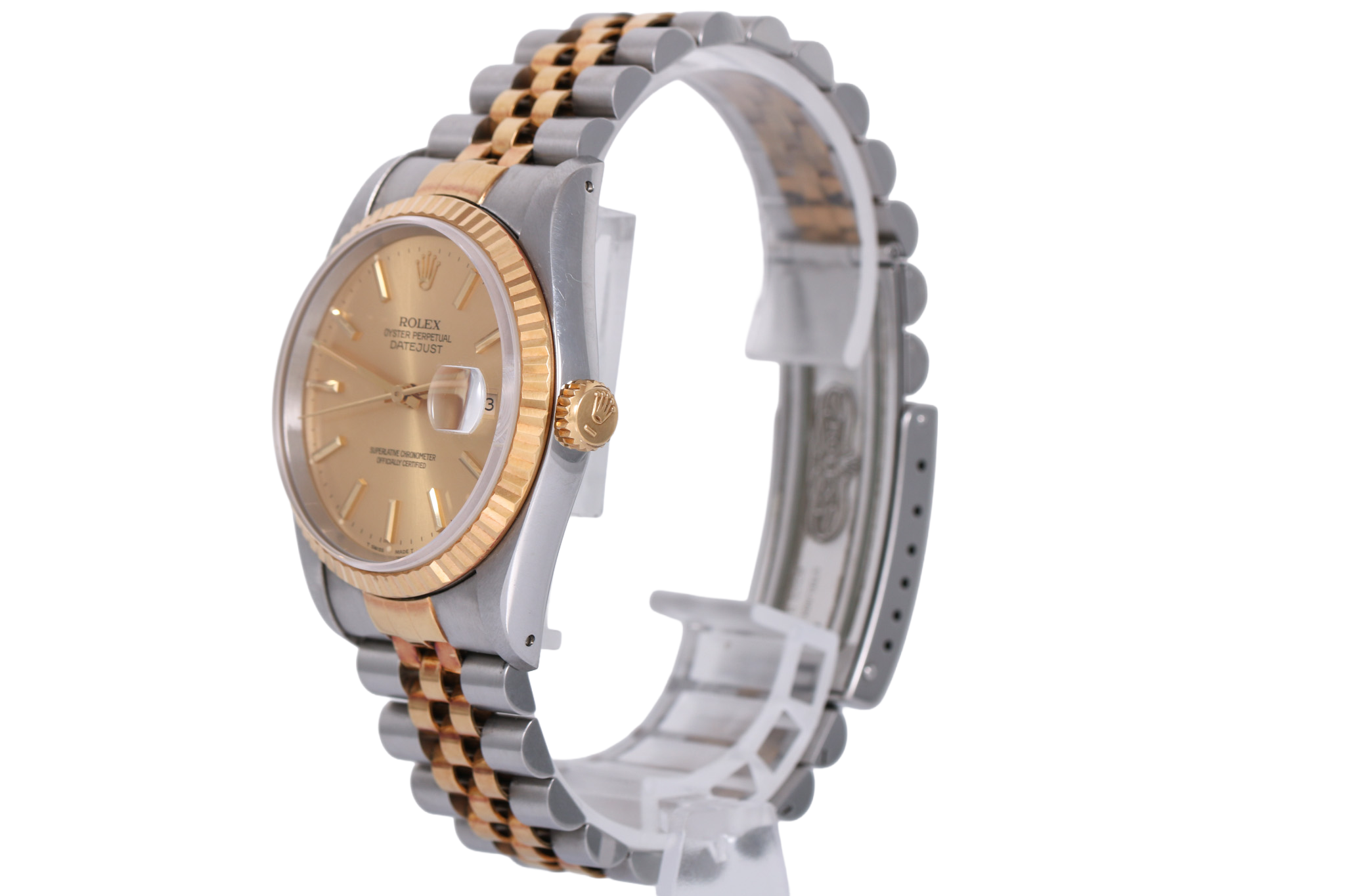 UNPOLISHED 1991 Rolex Datejust 36mm - 16233 (Champagne)