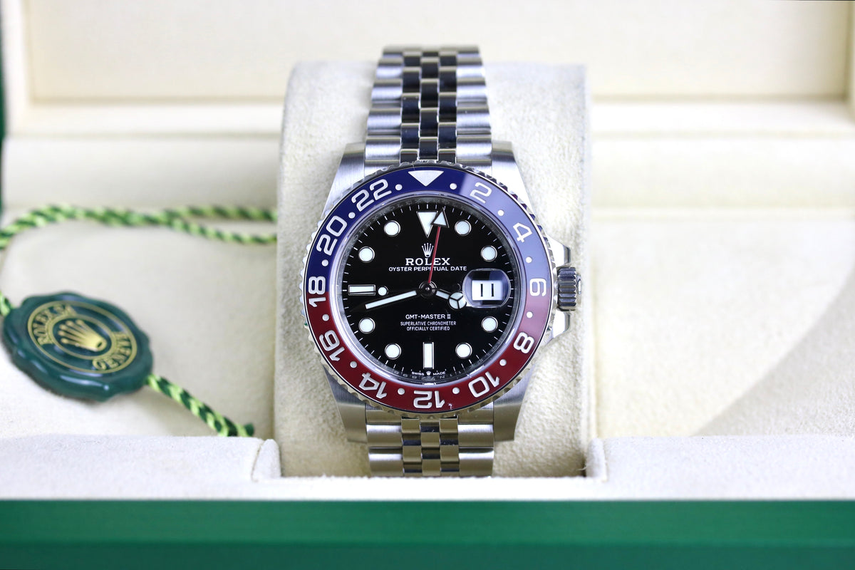 2021 ROLEX 126710BLRO GMT-MASTER II Pepsi with Box & Papers