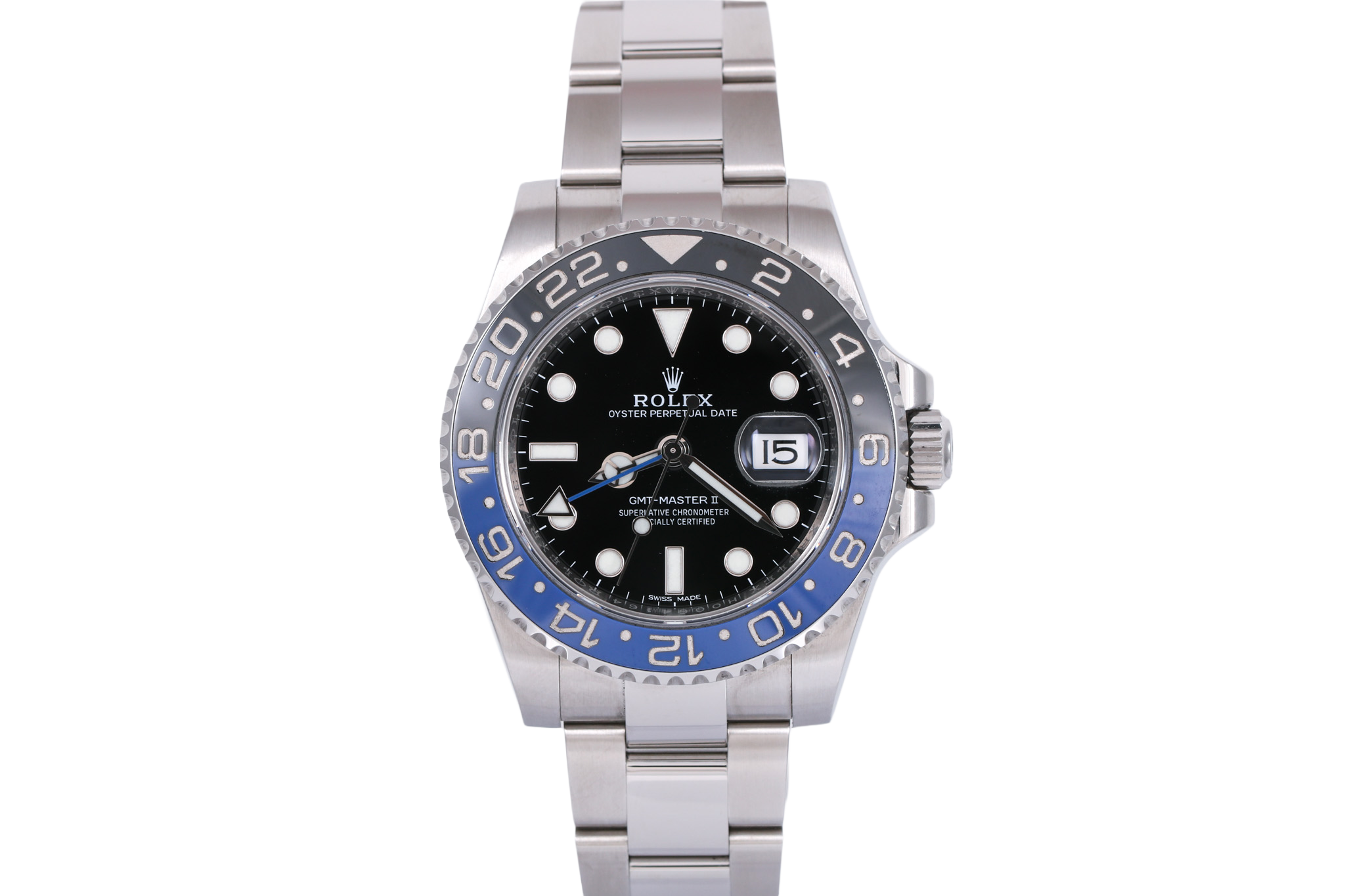 2016 Rolex GMT Master II - 116710BLNR (Batman)