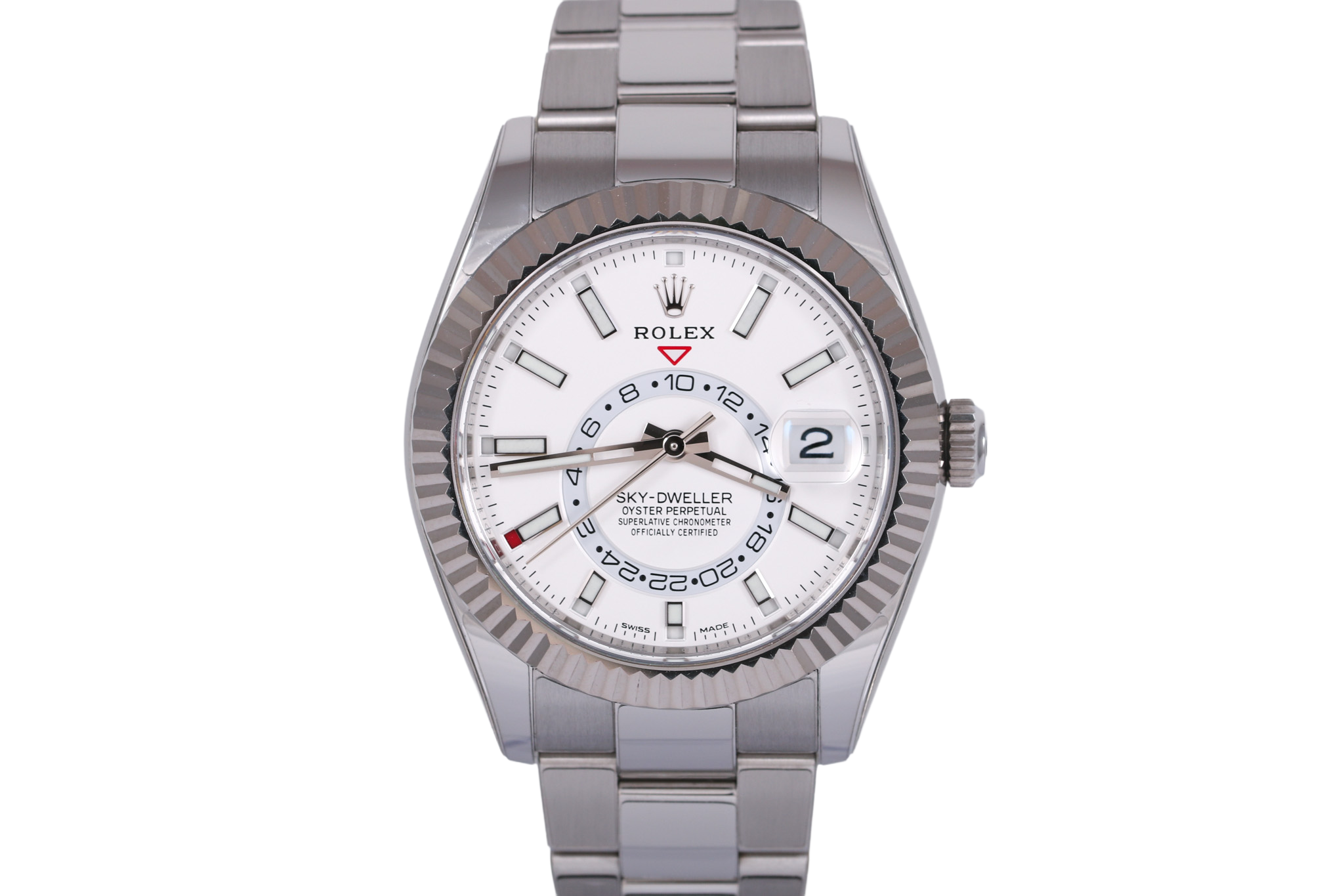 2022 Rolex Sky Dweller Oyster 42mm - 326934 (White)