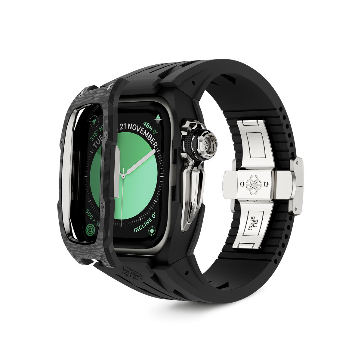 Apple Watch Case RSCIII45 - Silver Carbon