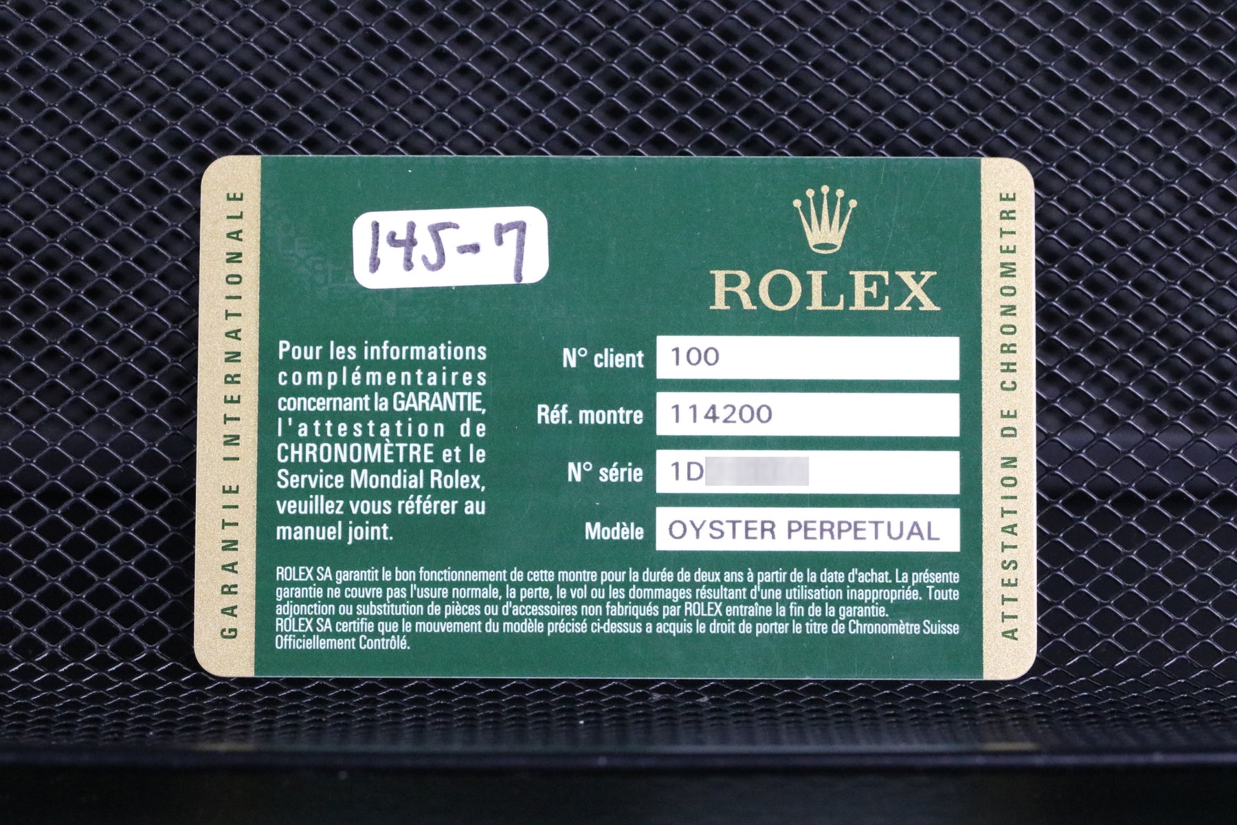 2013 Rolex 114200 Air-King 34mm with Card