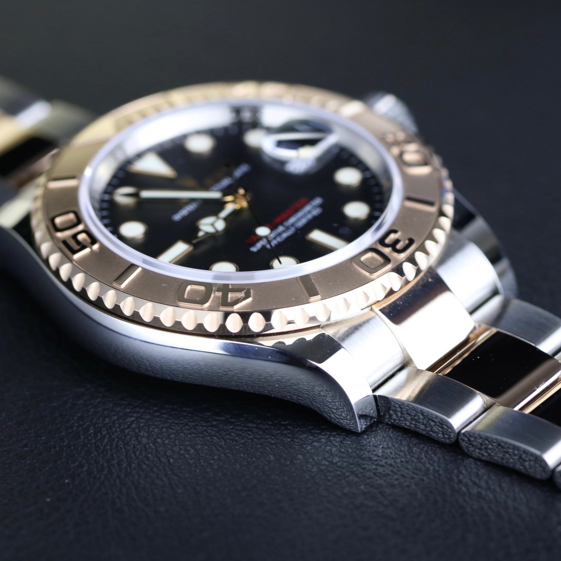 2021 Rolex 126621 SS/RG Yacht-Master Black Dial