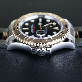 2021 Rolex 126621 SS/RG Yacht-Master Black Dial