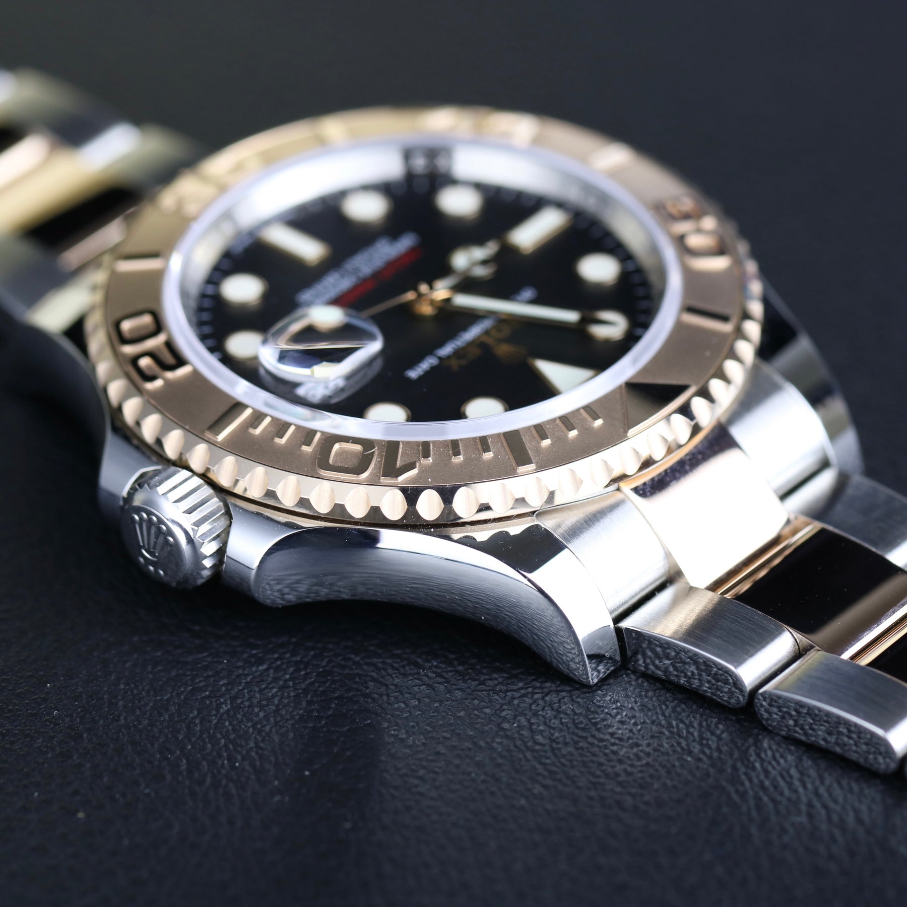 2021 Rolex 126621 SS/RG Yacht-Master Black Dial