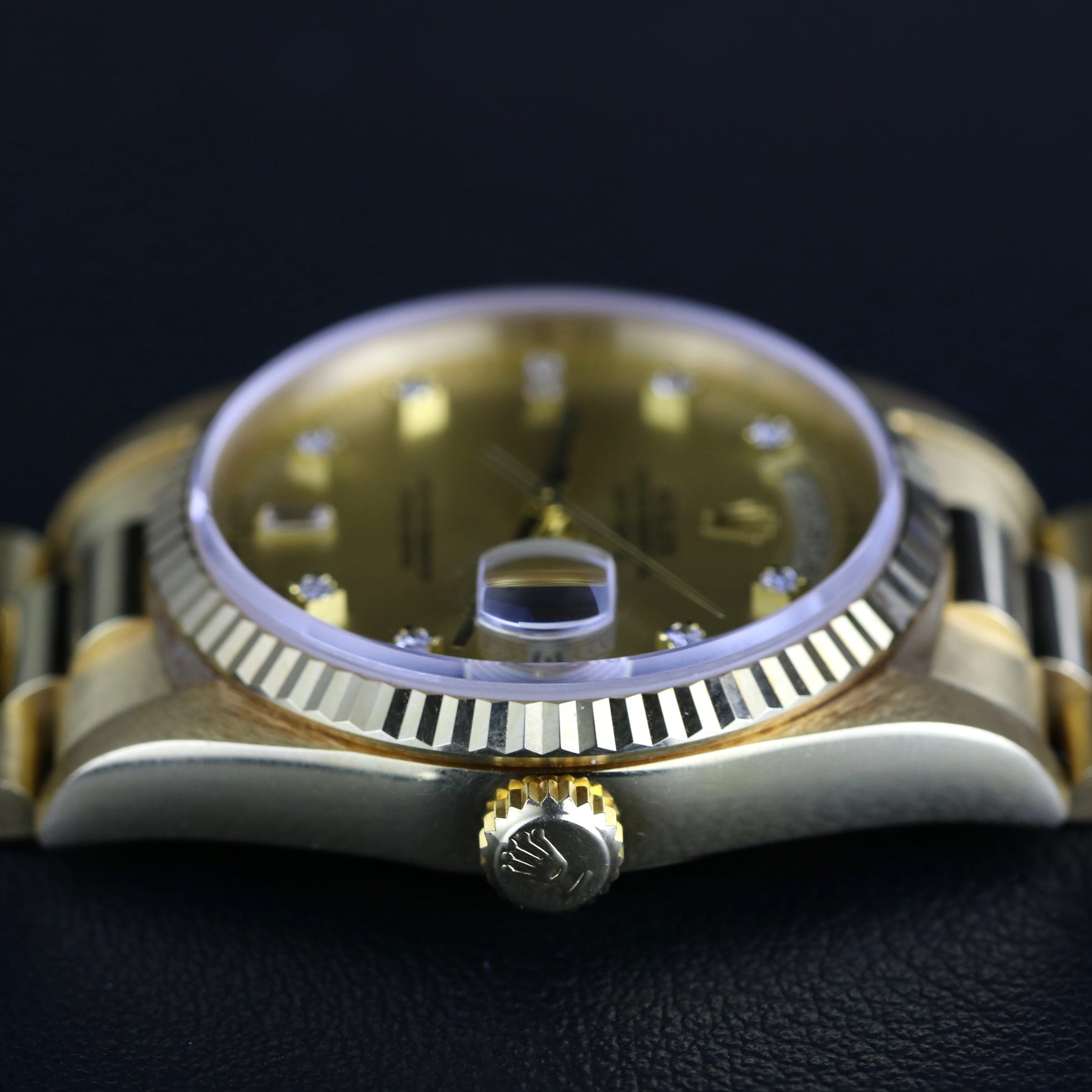 1994 Rolex 18238 36mm Yellow Gold Daydate Diamond Dial