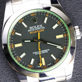 2014 Rolex 116400GV Milgauss Green Sapphire
