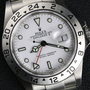 2008 Rolex 16570 Explorer Ⅱ Polar Inner Bezel Engraved