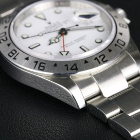 2008 Rolex 16570 Explorer Ⅱ Polar Inner Bezel Engraved