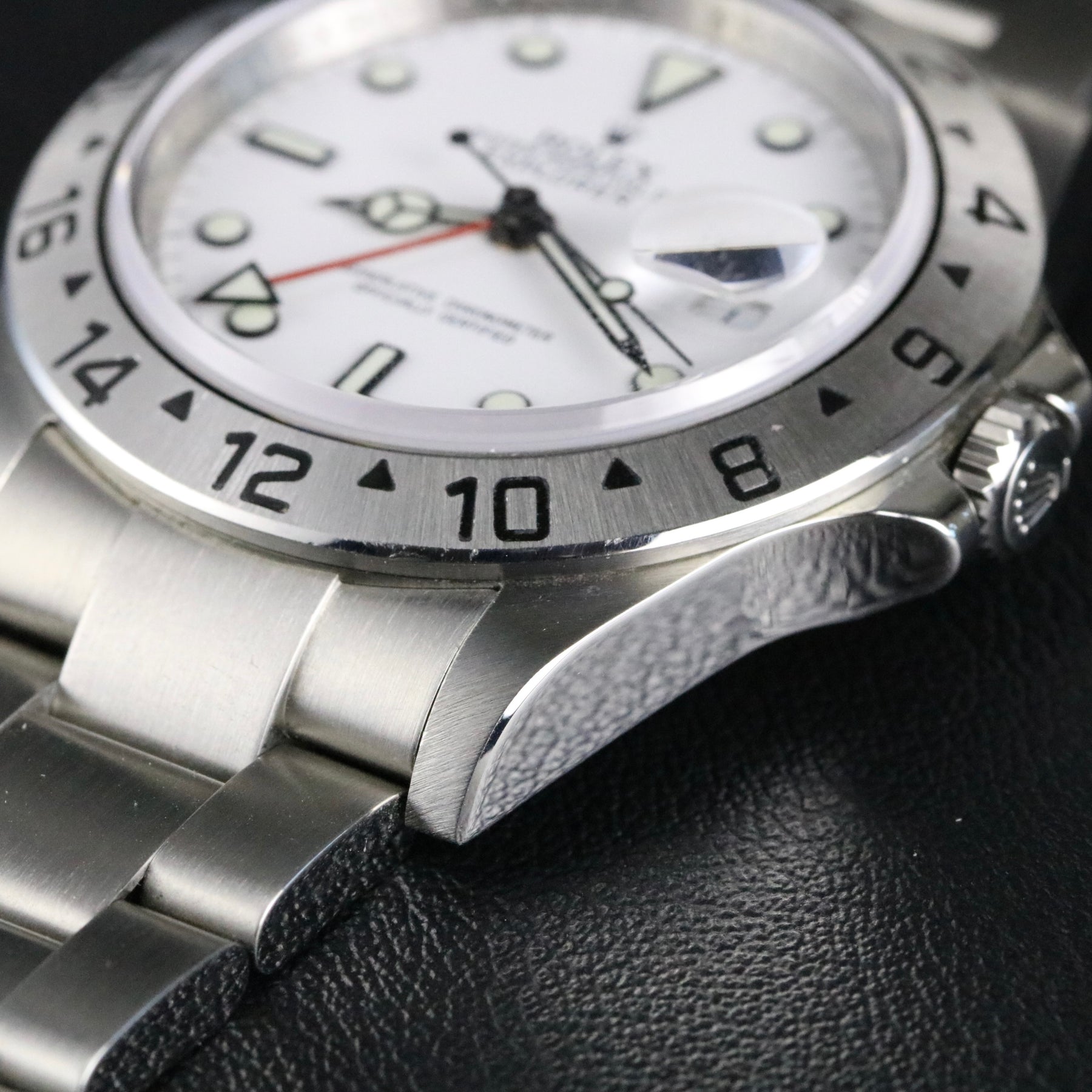 2008 Rolex 16570 Explorer Ⅱ Polar Inner Bezel Engraved