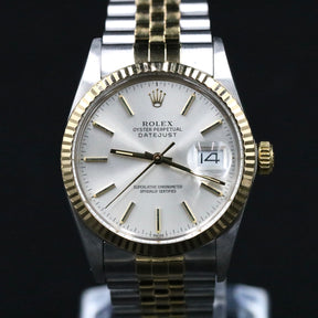 1986 Rolex 16013 Datejust 36mm Silver Dial