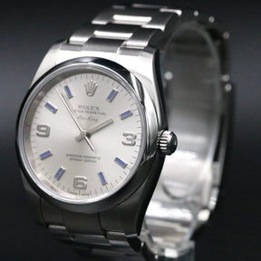 2007 Rolex 114200 34mm Air-King Box & Papers