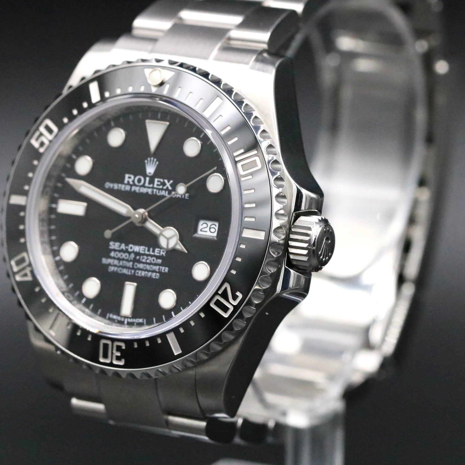 2015 Rolex 116600 Sea-Dweller SD4K with Box & Papers