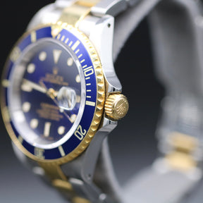 1999 Rolex 16613 Submariner Blue Dial with Papers