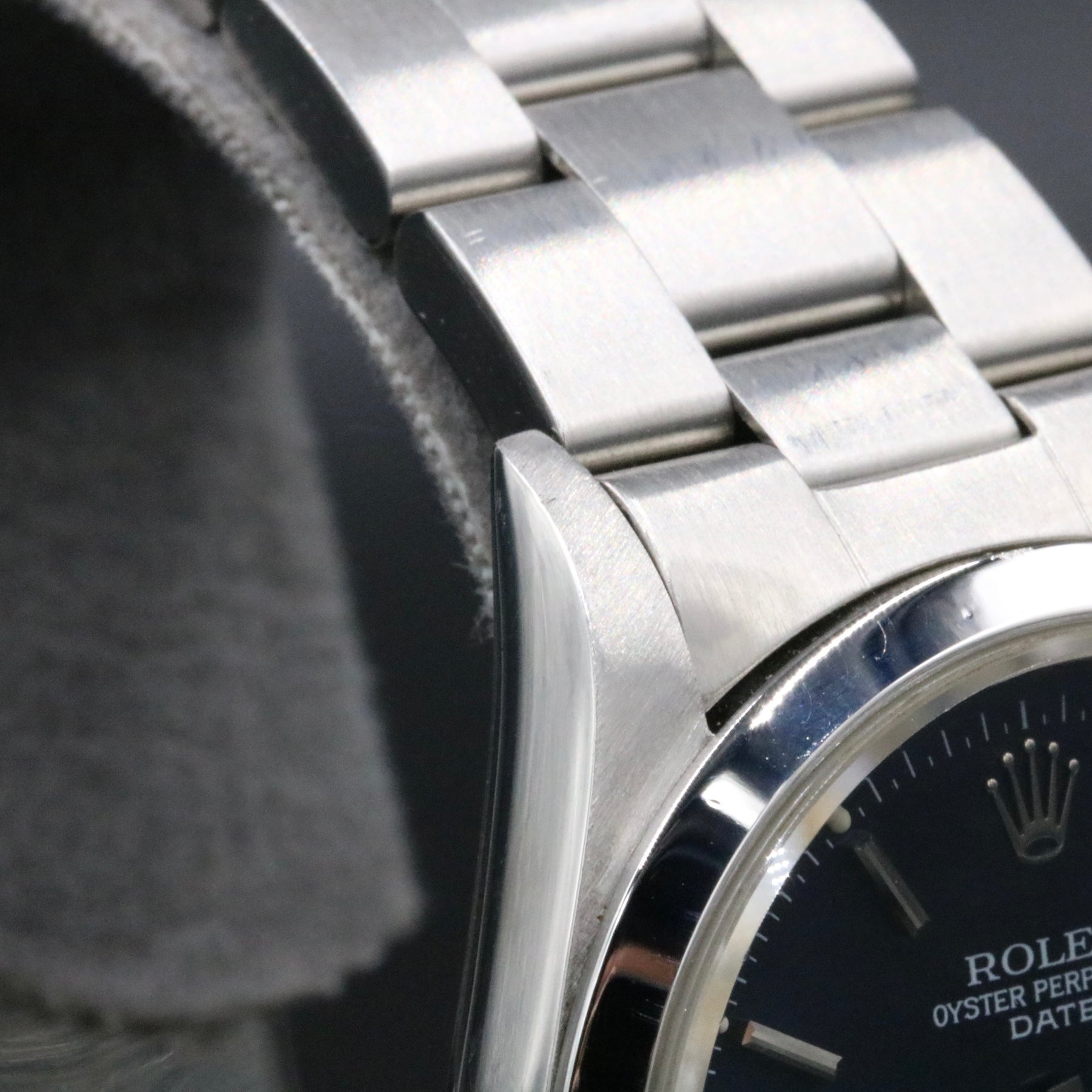 1996 Rolex 15200 34mm Date Model Blue Dial