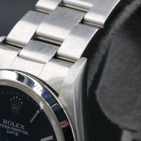 1996 Rolex 15200 34mm Date Model Blue Dial