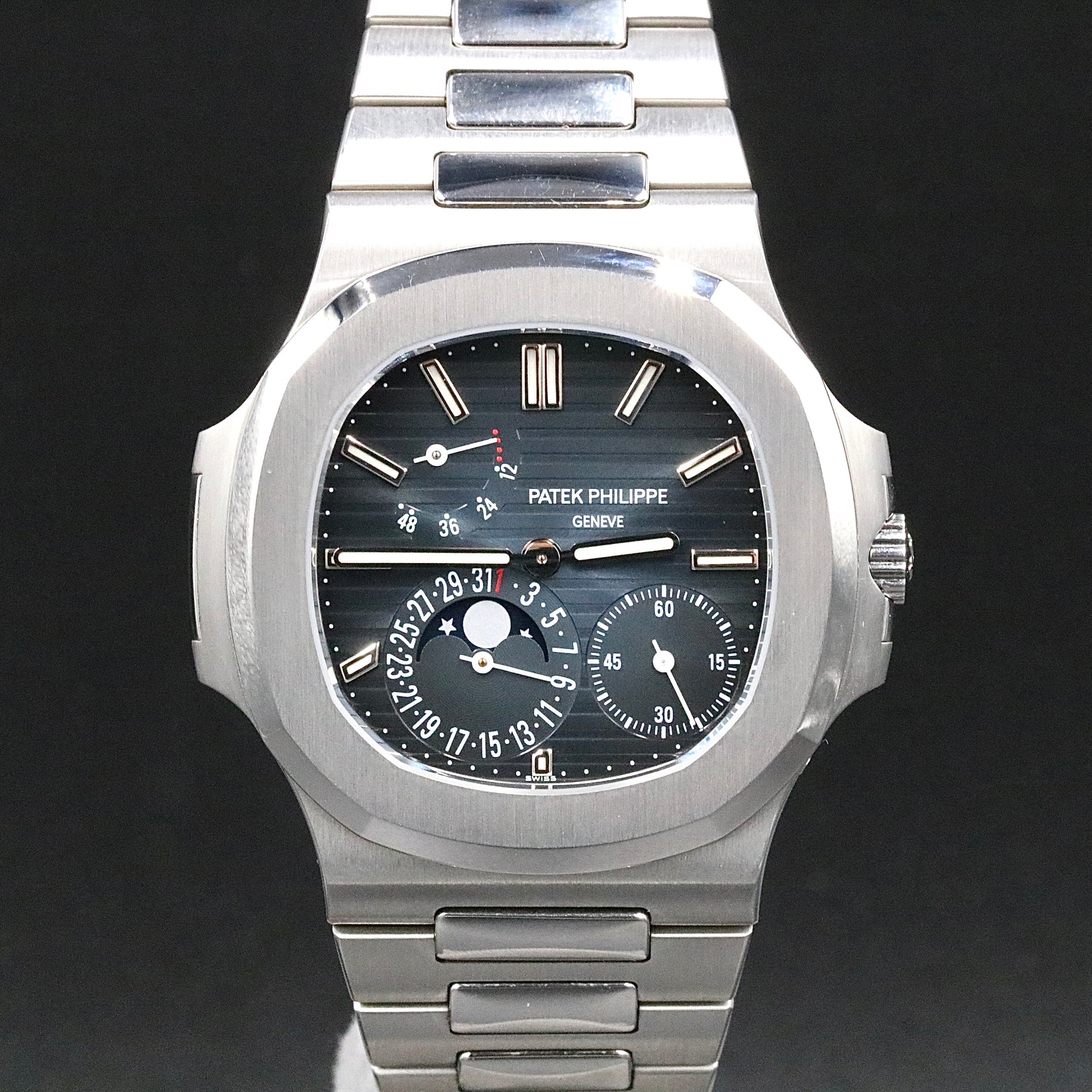 2013 Patek Philippe 5712/1A-001 Nautilus 40mm Moon Phase with Box & Papers