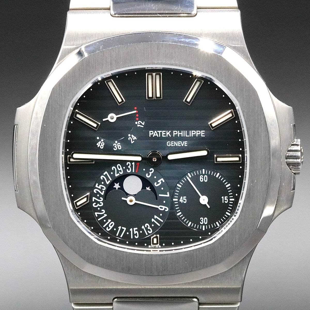 2013 Patek Philippe 5712/1A-001 Nautilus 40mm Moon Phase with Box & Papers