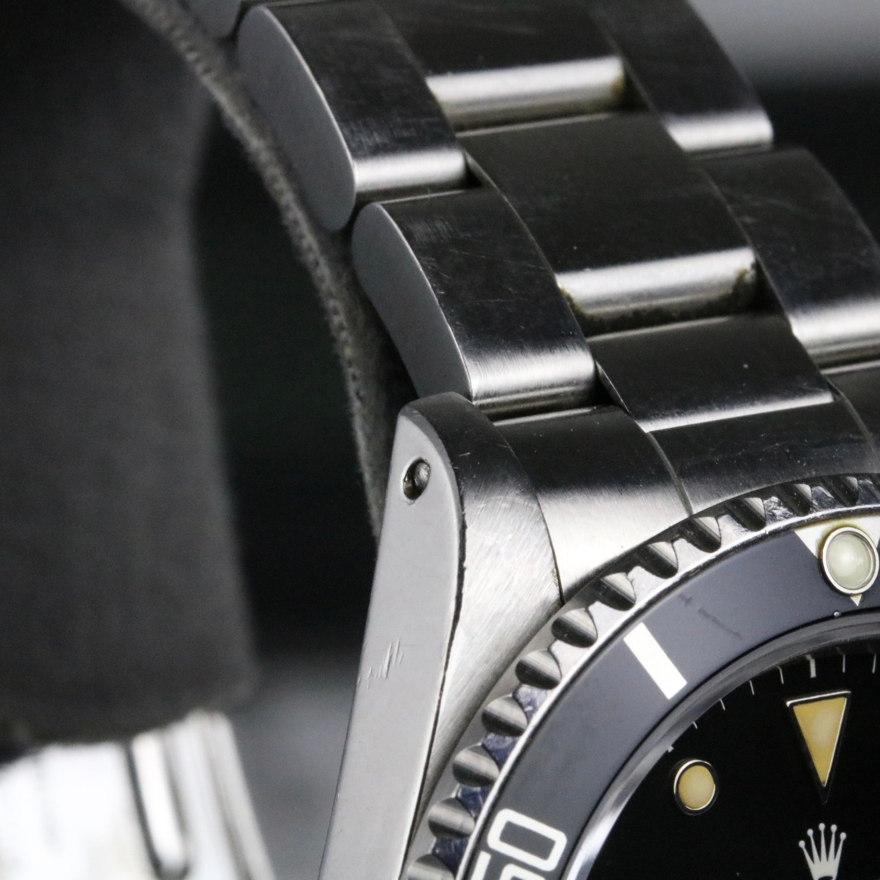 1989 Rolex 16610 Submariner with Holes Case Nice Patina