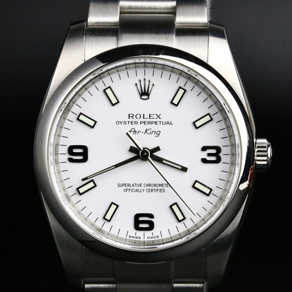 2013 Rolex 114200 Air-King 34mm with Card