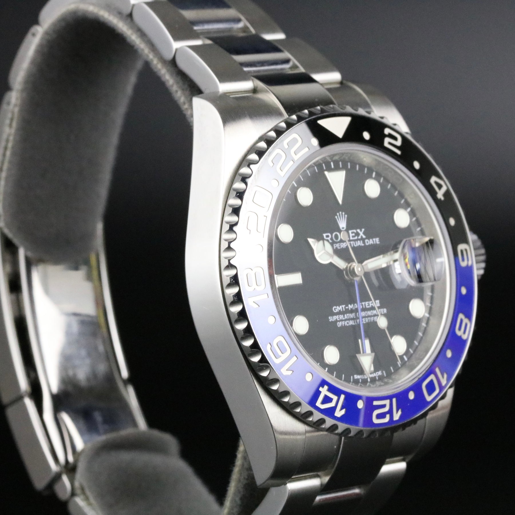 2013 Rolex 116710BLNR GMT MASTER Ⅱ "Batman" with Box & Card