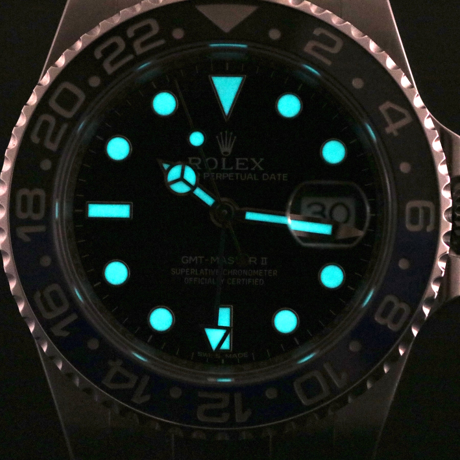 2013 Rolex 116710BLNR GMT MASTER Ⅱ "Batman" with Box & Card