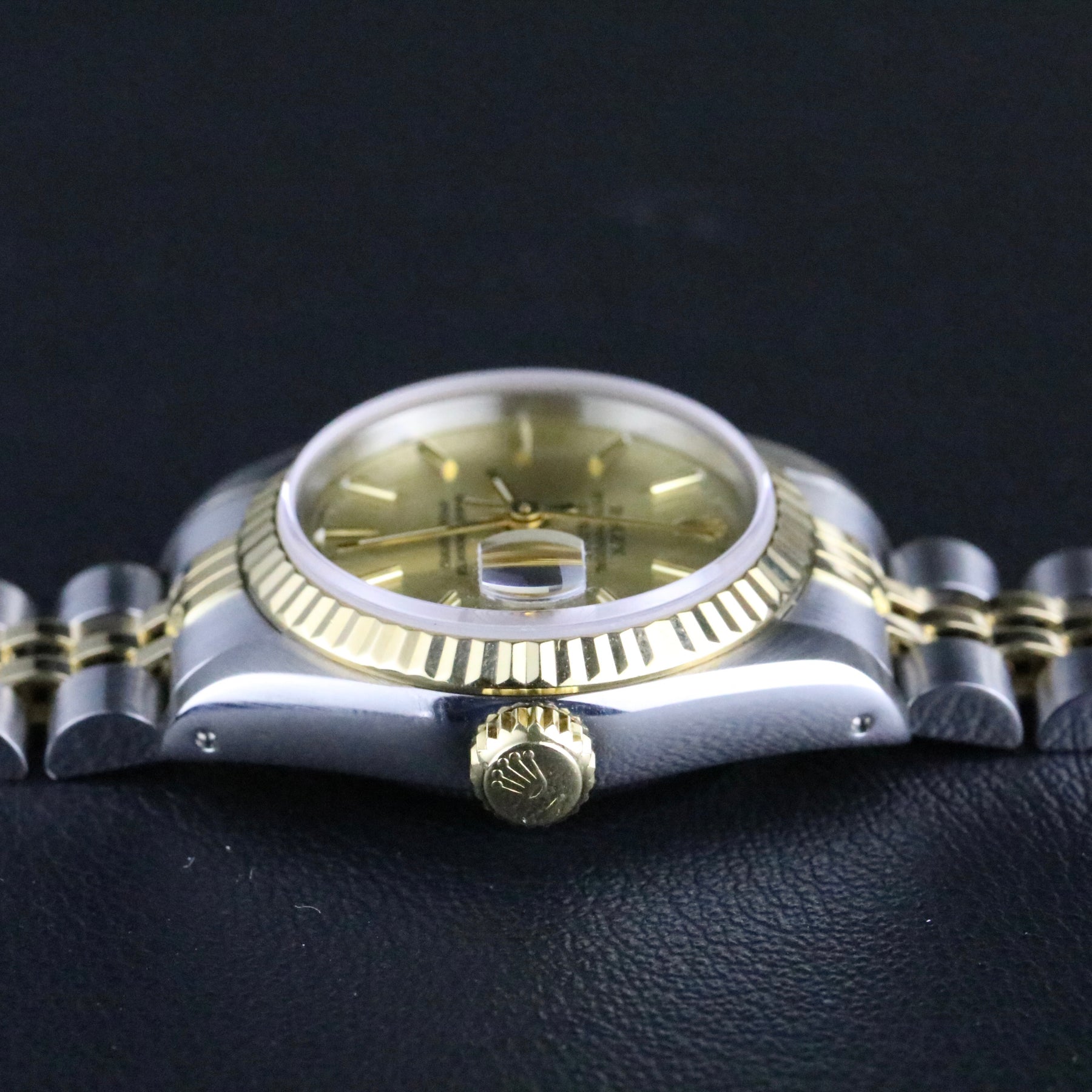 Rolex 69173 26mm SS/YG Datejust Holes Case with Paper