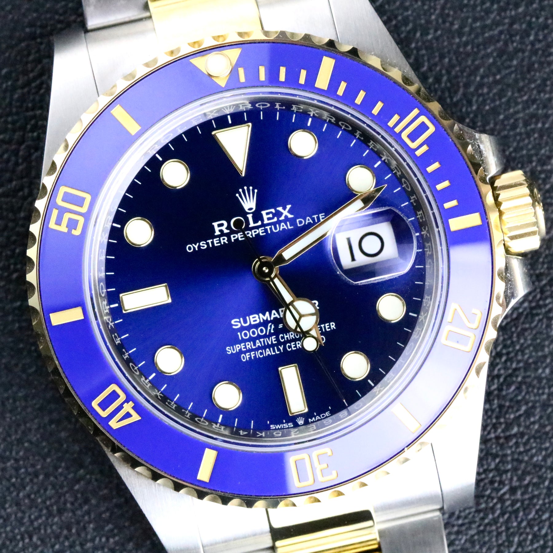 2020 Rolex 126613LB 41mm SS/YG Blue Submariner